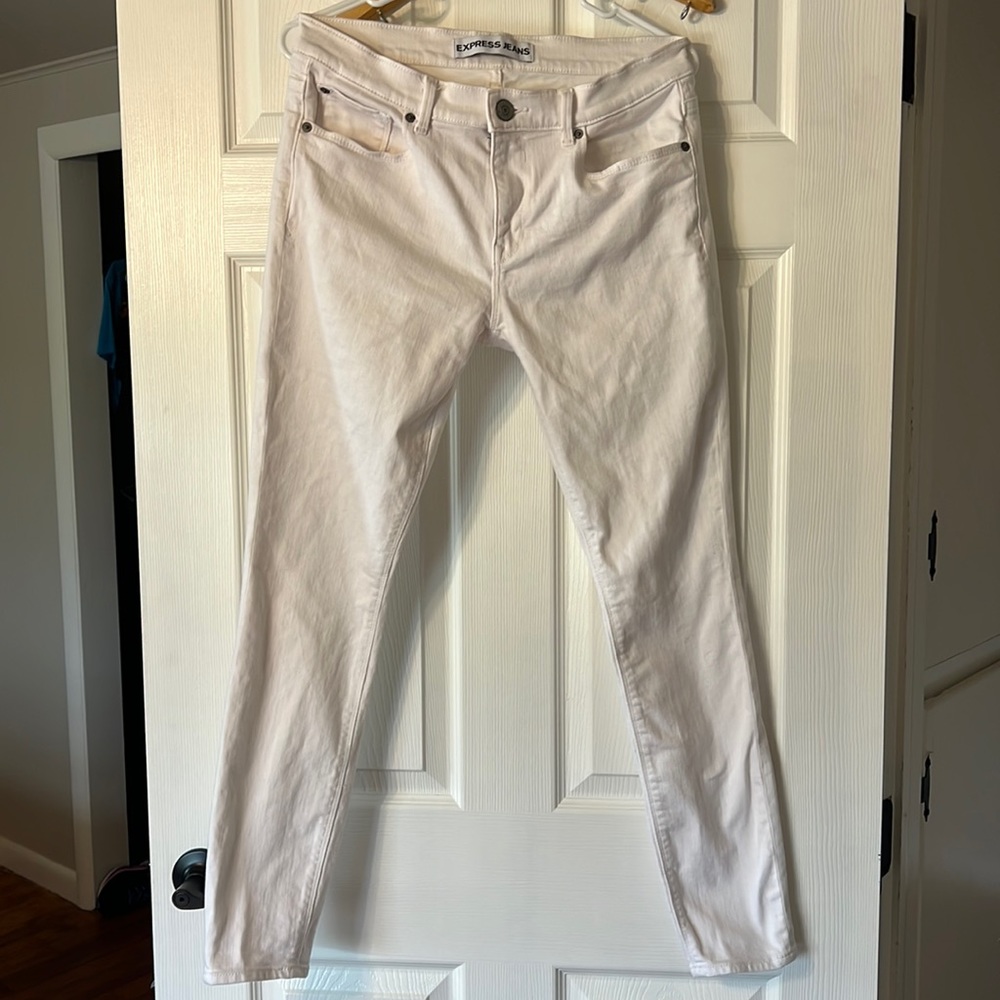White Express skinny Jeans size 10 women’s